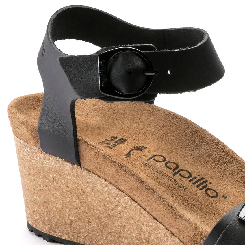 Birkenstock Papillio SOLEY 1018522 Noir | Cuir Largeur Étroite - Dealorys