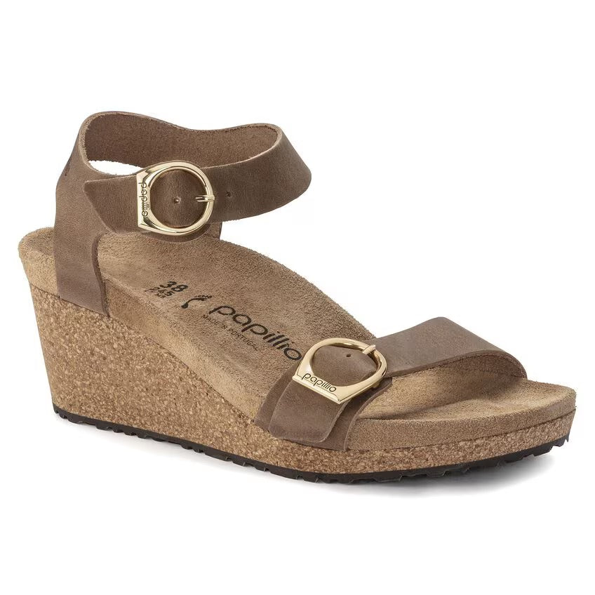 Birkenstock Papillio SOLEY 1023539 Cognac | Cuir Largeur Étroite - Dealorys