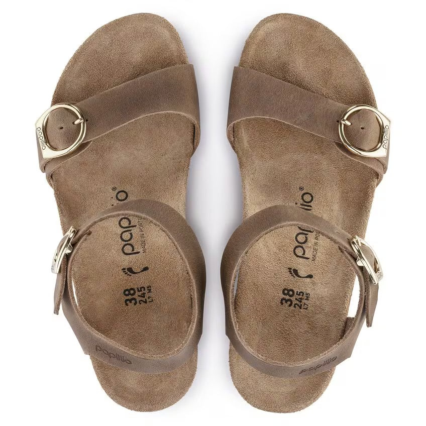 Birkenstock Papillio SOLEY 1023539 Cognac | Cuir Largeur Étroite - Dealorys