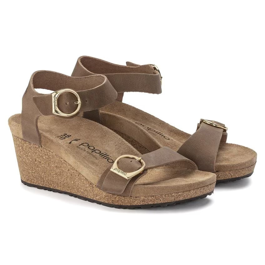 Birkenstock Papillio SOLEY 1023539 Cognac | Cuir Largeur Étroite - Dealorys