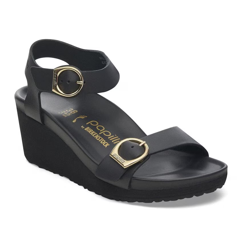 Birkenstock Papillio SOLEY 1029091 Noir | Cuir Largeur Étroite - Dealorys