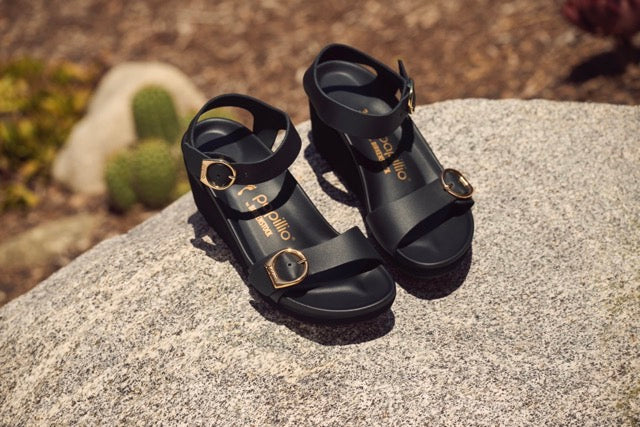 Birkenstock Papillio SOLEY 1029091 Noir | Cuir Largeur Étroite - Dealorys