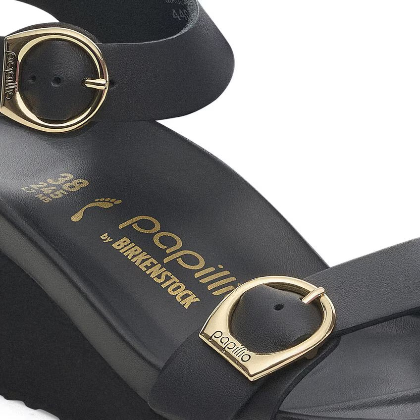 Birkenstock Papillio SOLEY 1029091 Noir | Cuir Largeur Étroite - Dealorys