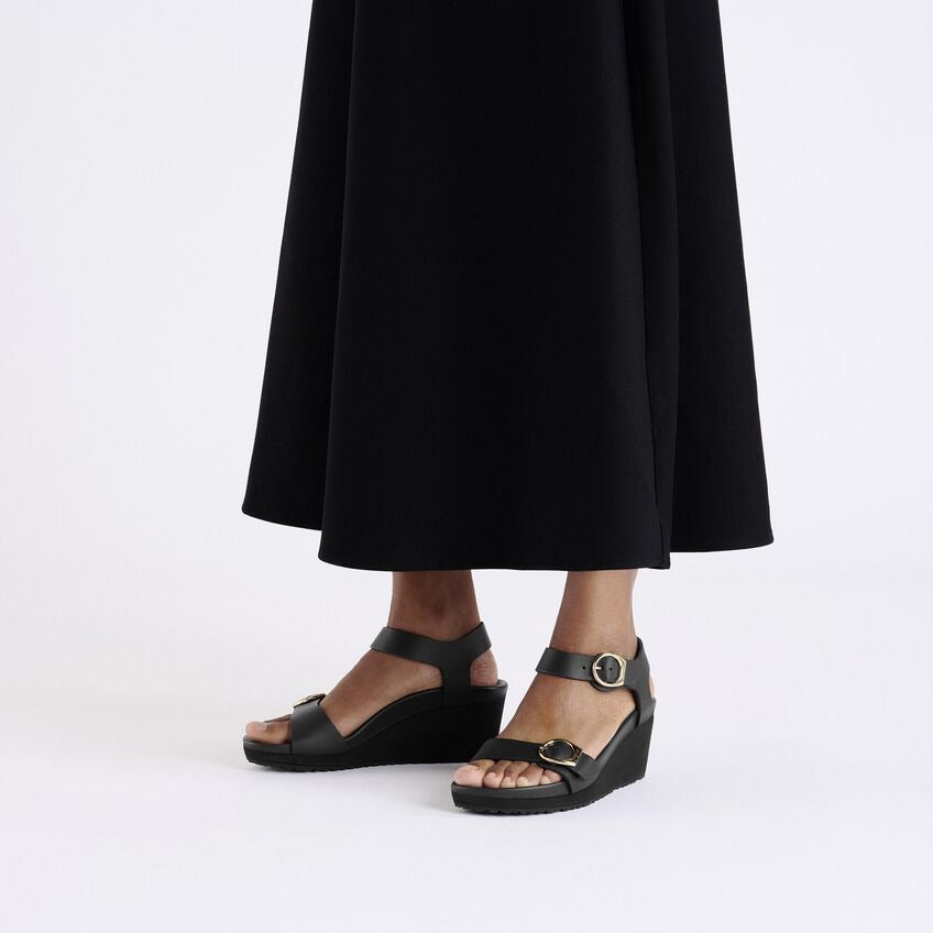 Birkenstock Papillio SOLEY 1029091 Noir | Cuir Largeur Étroite - Dealorys