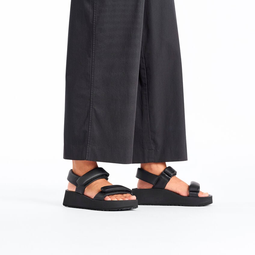 Birkenstock Papillio THEDA 1026877 Noir | Cuir Exquisite Largeur Étroite - Dealorys