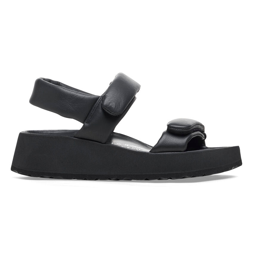 Birkenstock Papillio THEDA 1026877 Noir | Cuir Exquisite Largeur Étroite - Dealorys