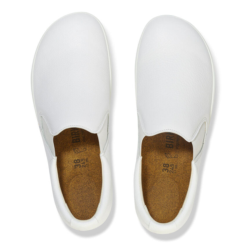 Birkenstock QO 400 1011241 Blanc | Cuir Largeur Régulière Antidérapant - Dealorys