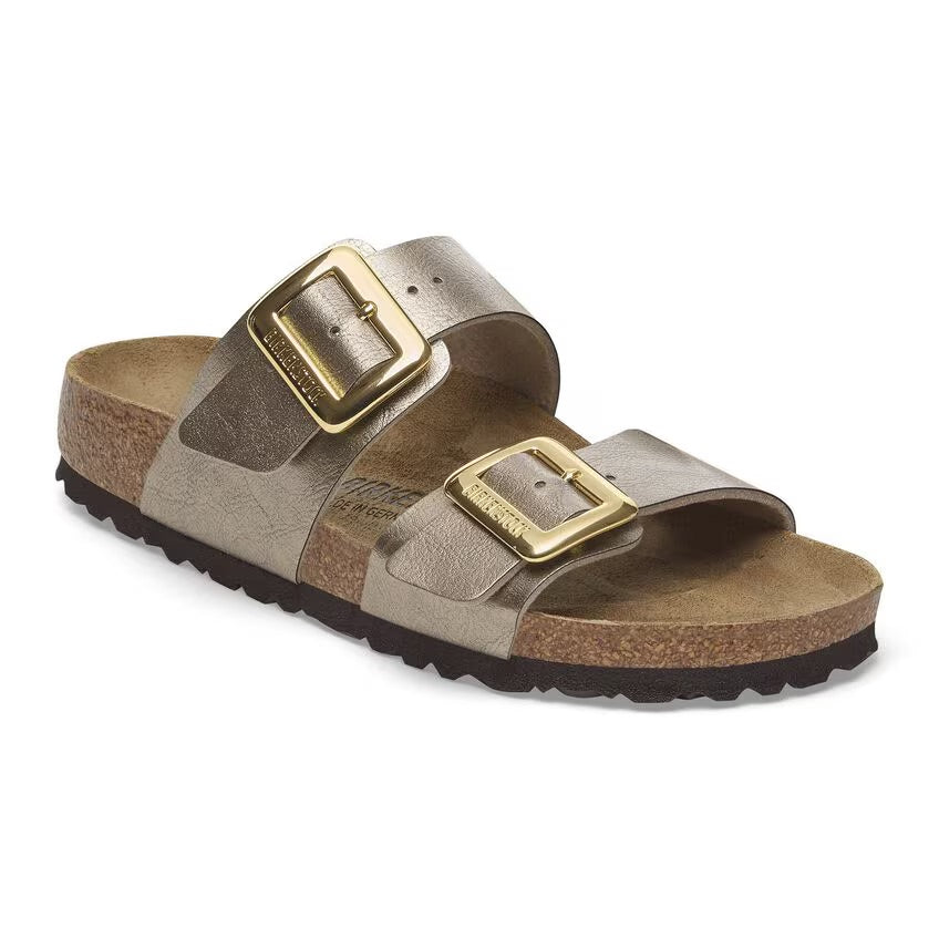 Birkenstock Sydney Luxe Buckle 1029372 Graceful Taupe | Birko-Flor Largeur Étroite - Dealorys