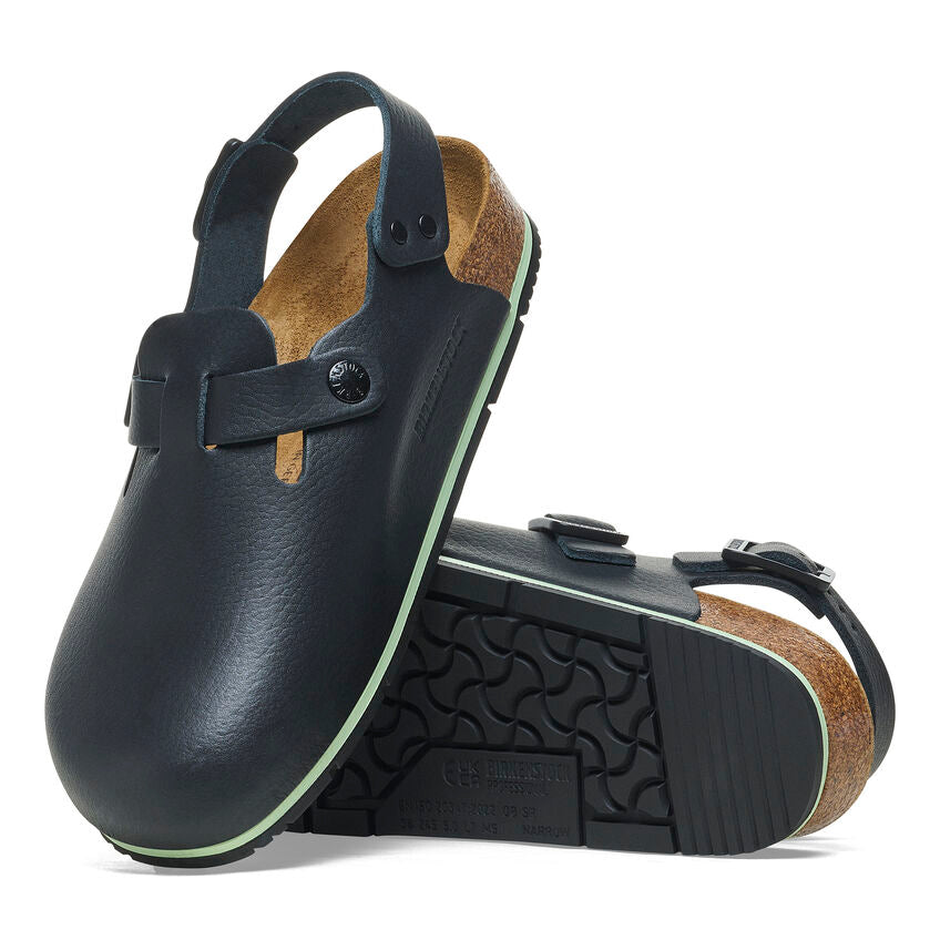Birkenstock TOKIO PRO 1025986 Noir | Cuir Largeur Régulière Antidérapant - Dealorys