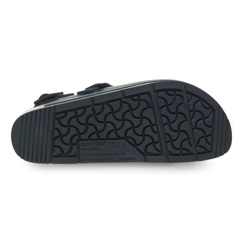 Birkenstock TOKIO PRO 1025986 Noir | Cuir Largeur Régulière Antidérapant - Dealorys