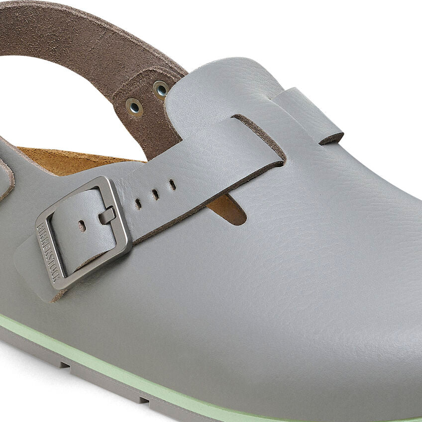 Birkenstock TOKIO PRO 1026055 Gun Metal | Cuir Largeur Régulière Antidérapant - Dealorys