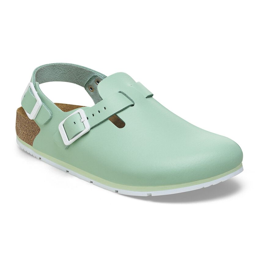 Birkenstock TOKIO PRO 1026221 Matcha | Cuir Largeur Étroite - Antidérapant - Dealorys