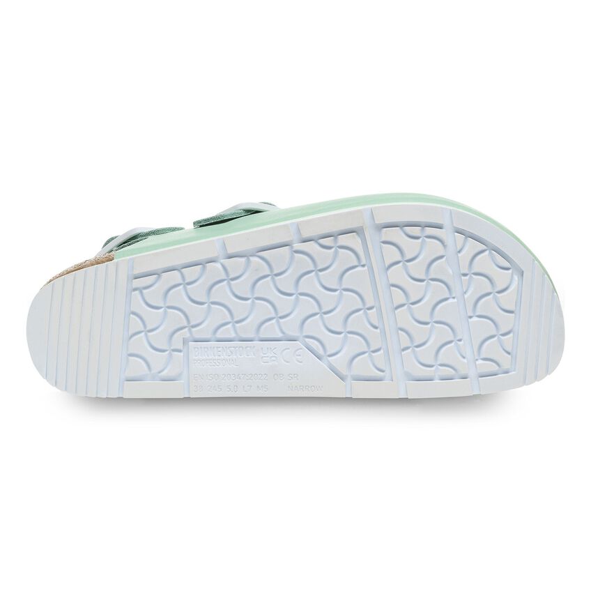 Birkenstock TOKIO PRO 1026221 Matcha | Cuir Largeur Étroite - Antidérapant - Dealorys