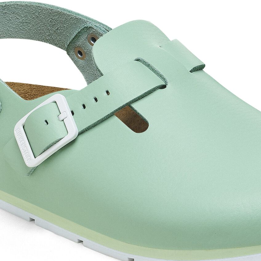 Birkenstock TOKIO PRO 1026221 Matcha | Cuir Largeur Étroite - Antidérapant - Dealorys