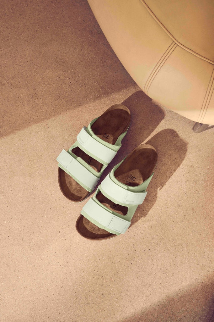 Birkenstock UJI 1026818 Faded Lime | Nubuck/Suède Largeur Étroite