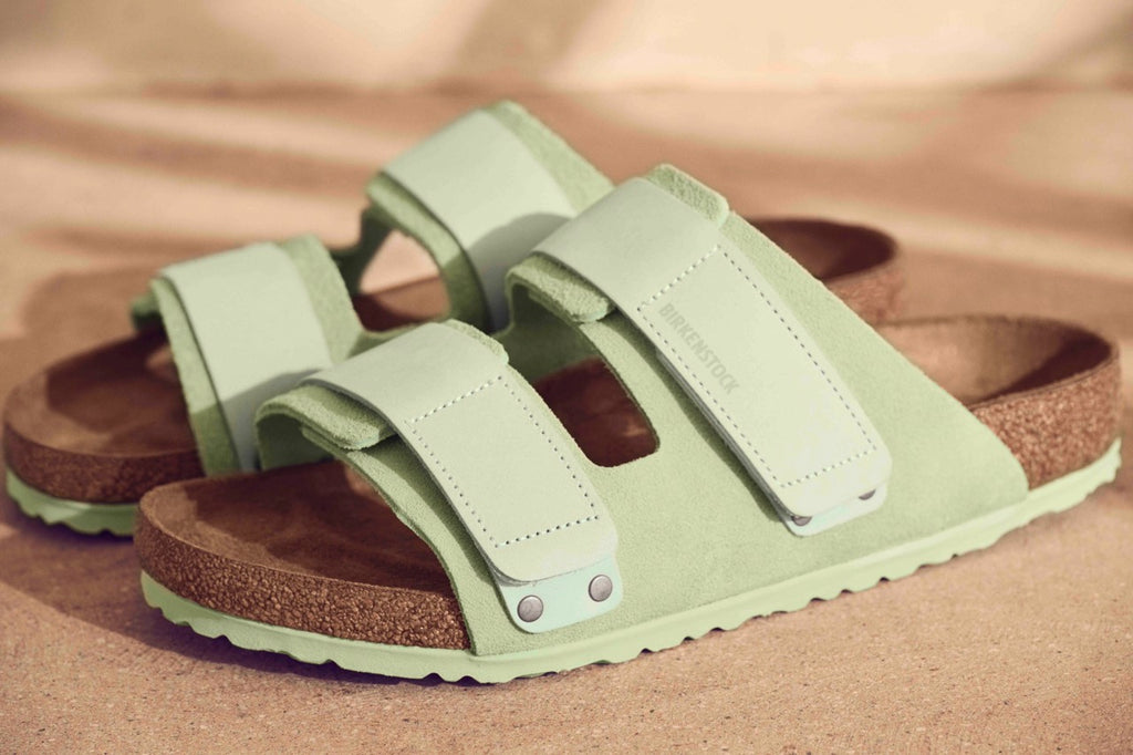 Birkenstock UJI 1026818 Faded Lime | Nubuck/Suède Largeur Étroite
