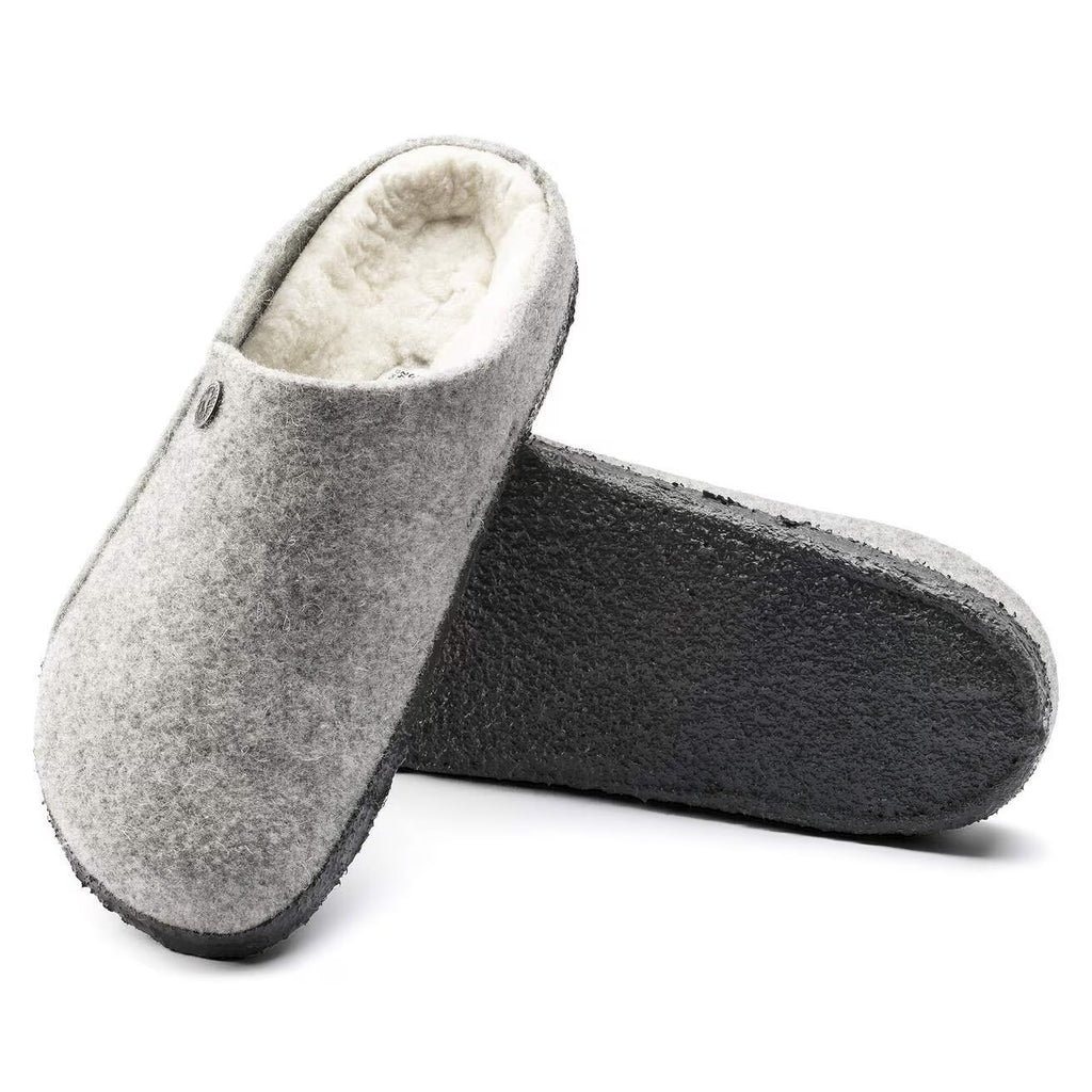 Birkenstock ZERMATT SHEARLING 1015086 Light Gray | Laine/Shearling Largeur Étroite - Dealorys