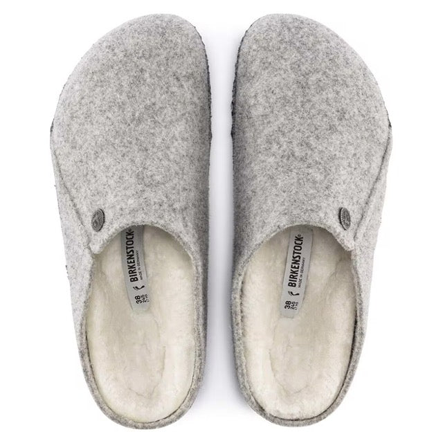 Birkenstock ZERMATT SHEARLING 1015086 Light Gray | Laine/Shearling Largeur Étroite - Dealorys