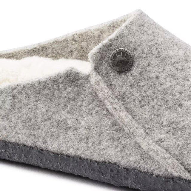 Birkenstock ZERMATT SHEARLING 1015086 Light Gray | Laine/Shearling Largeur Étroite - Dealorys
