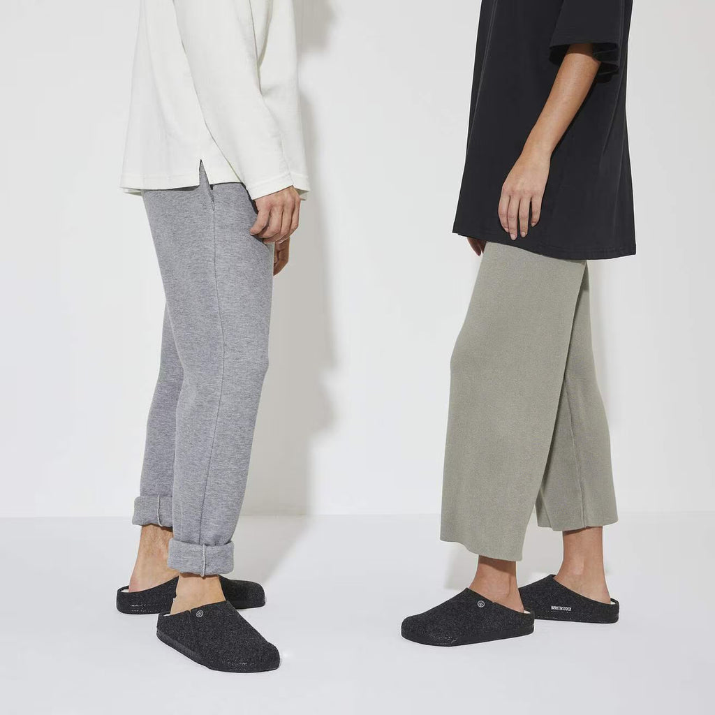 Birkenstock ZERMATT SHEARLING 1015090 Anthracite | Laine/Shearling Largeur Régulière - Dealorys