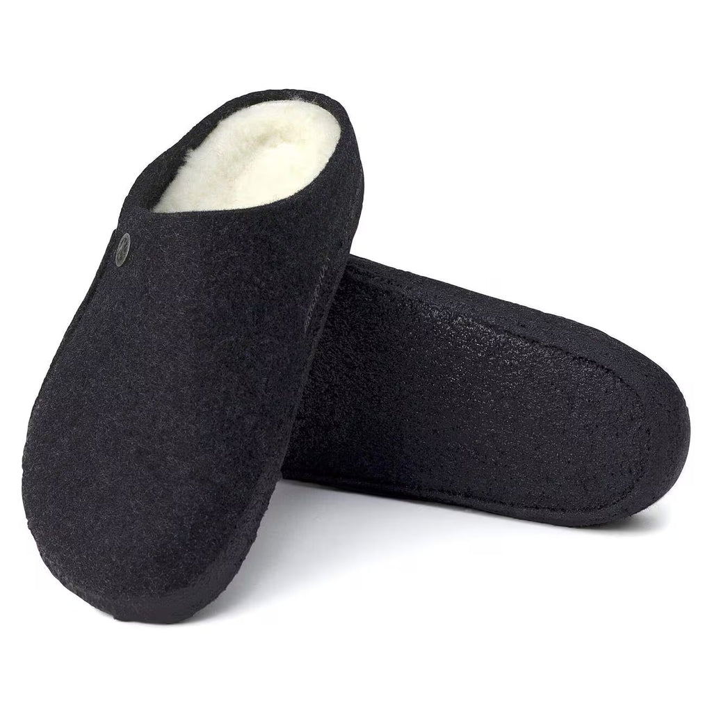 Birkenstock ZERMATT SHEARLING 1015090 Anthracite | Laine/Shearling Largeur Régulière - Dealorys