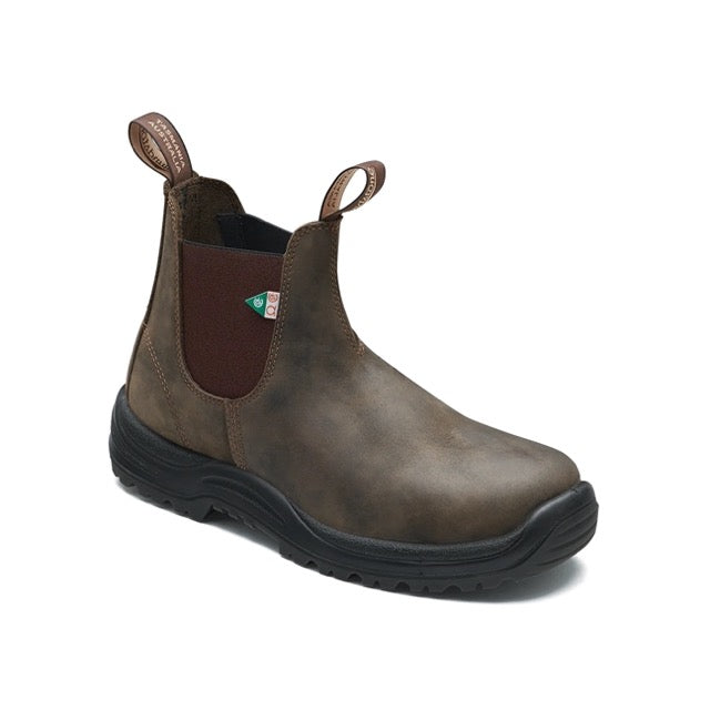 Blundstone #180 Rustic Brown | Cap d'acier Semelle antiperforation sans métal - Dealorys