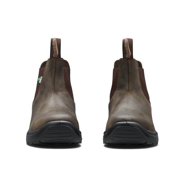 Blundstone #180 Rustic Brown | Cap d'acier Semelle antiperforation sans métal - Dealorys