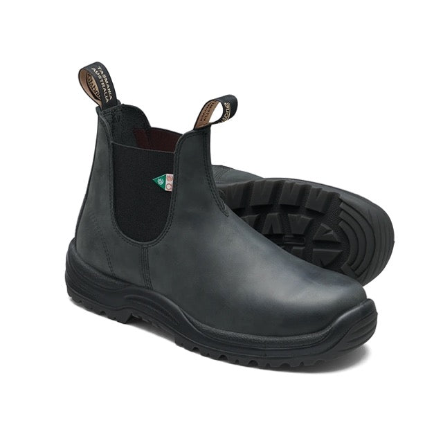 Blundstone #181 Rustic Black | Cap d'acier Semelle antiperforation sans métal - Dealorys