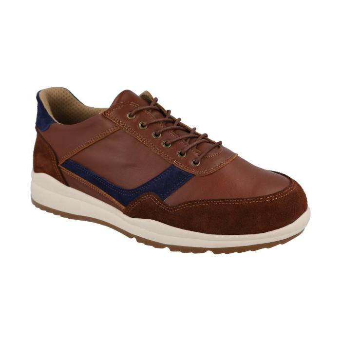 DB Shoes BENEDICT 80240T Tan/Navy - Dealorys