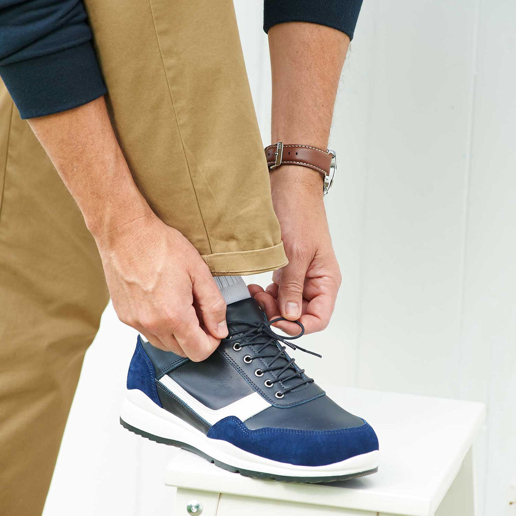 DB Shoes BENEDICT 89240N Marine/Blanc - Dealorys