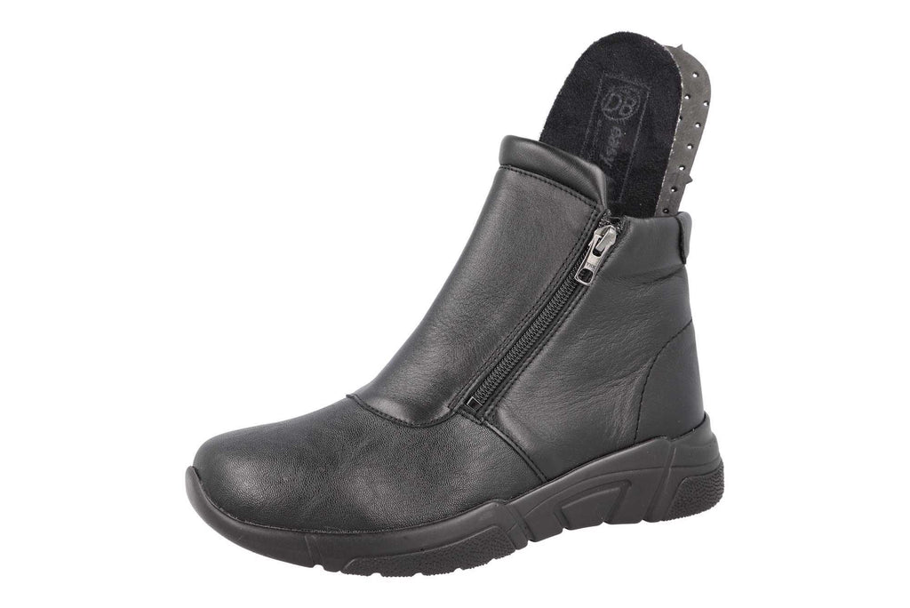 DB Shoes FARNHAM 75220A Black Lea - Dealorys