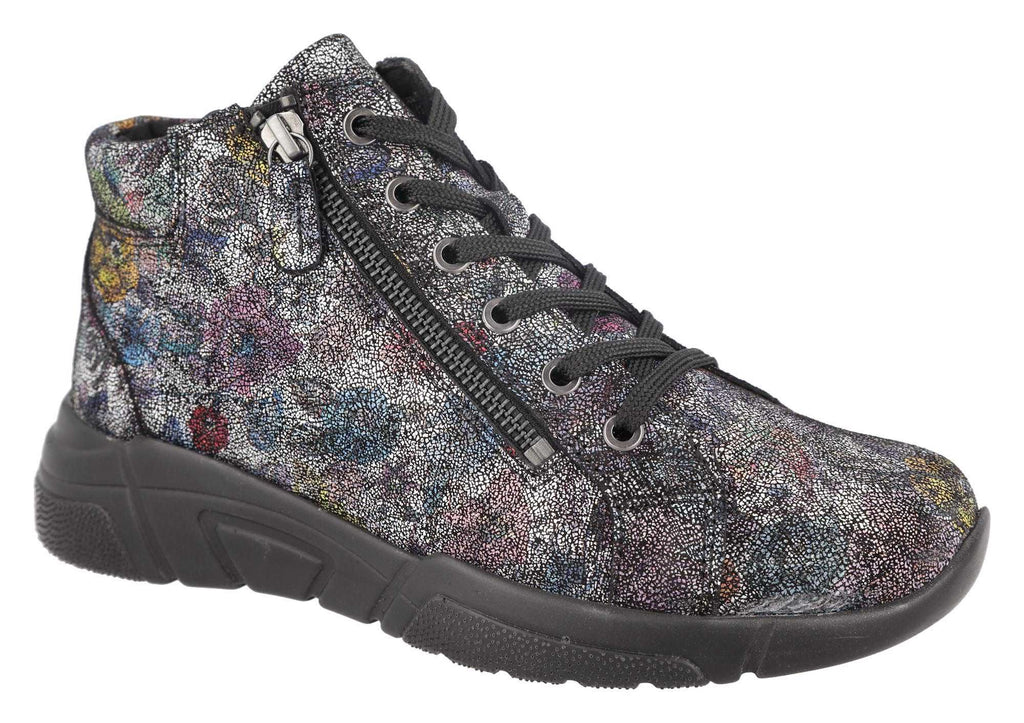 DB Shoes HARBOUR 77201X Silver Blue Floral - Dealorys