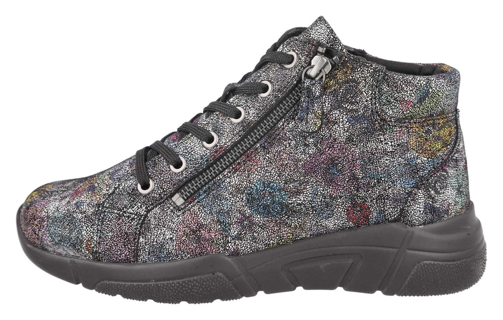 DB Shoes HARBOUR 77201X Silver Blue Floral - Dealorys