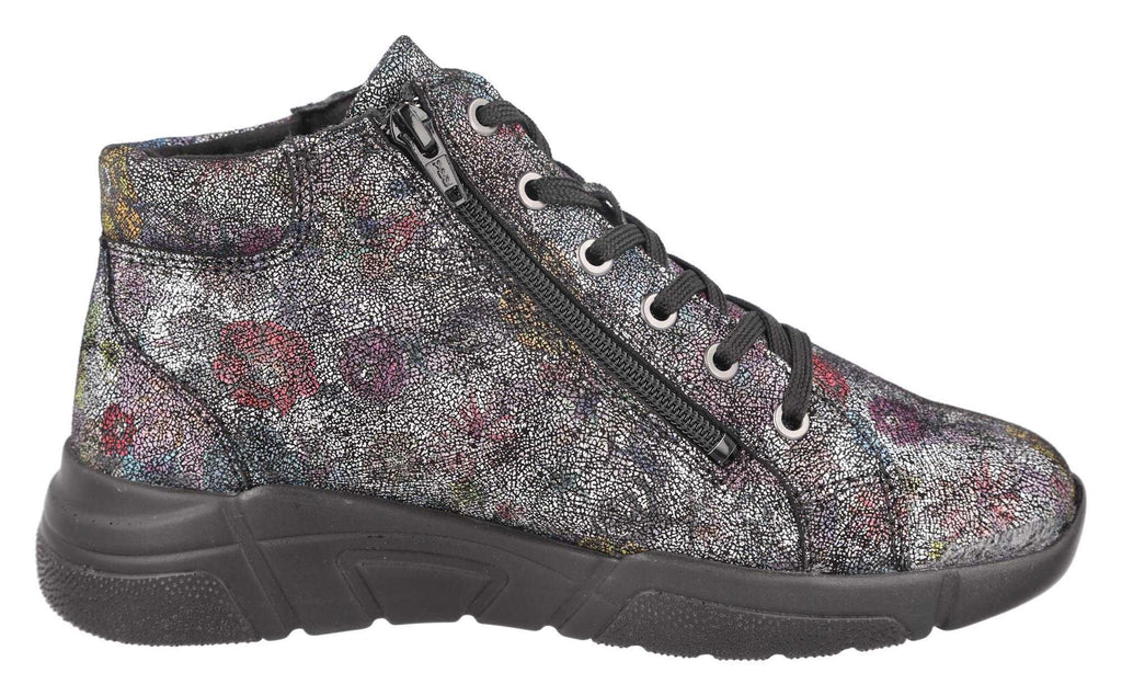 DB Shoes HARBOUR 77201X Silver Blue Floral - Dealorys