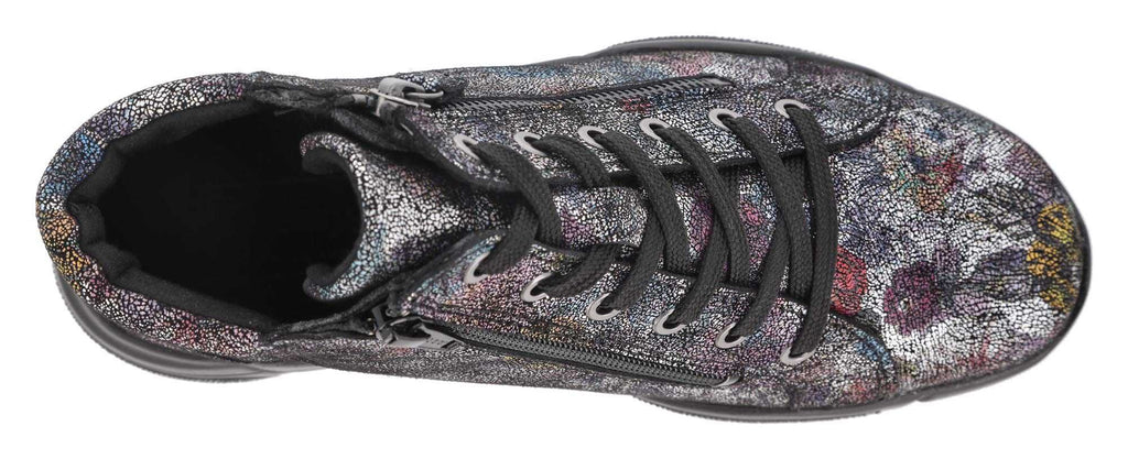 DB Shoes HARBOUR 77201X Silver Blue Floral - Dealorys
