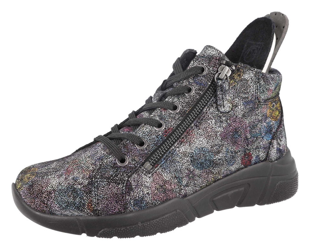 DB Shoes HARBOUR 77201X Silver Blue Floral - Dealorys