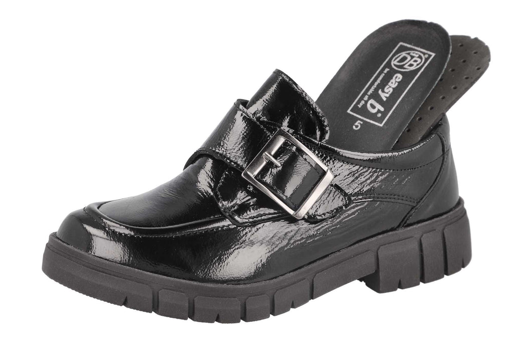 DB Shoes KIRBY 7532Q Black Crinkly - Dealorys