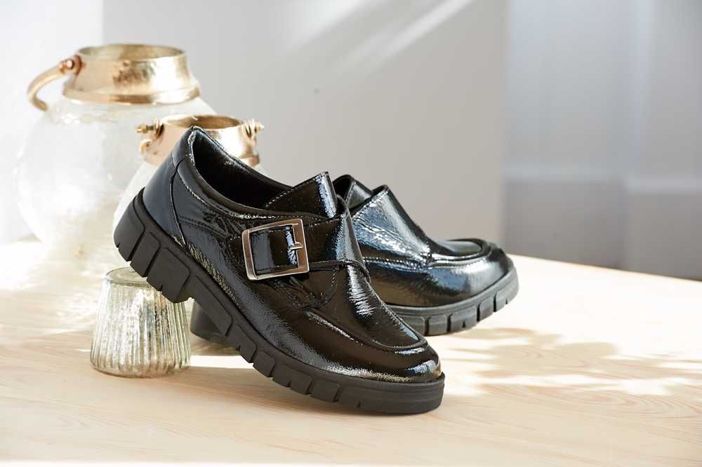DB Shoes KIRBY 7532Q Black Crinkly - Dealorys