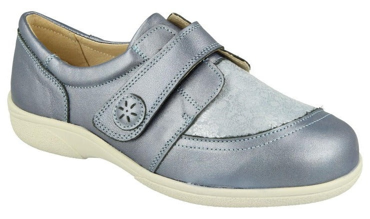 DB Shoes OWL 70998B Sky Blue Lea - Dealorys