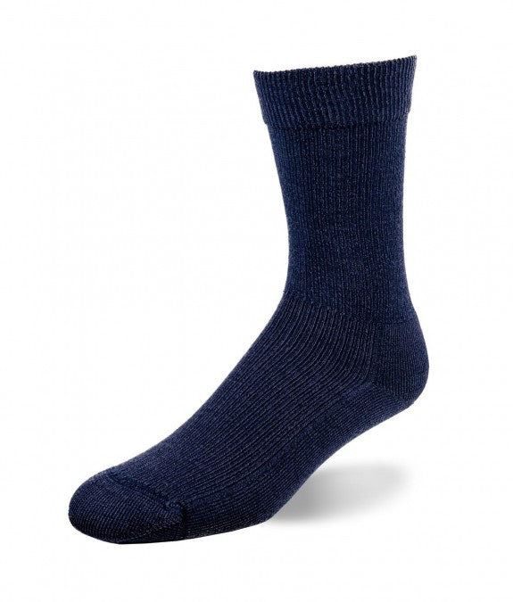 Duray Bas en Laine Mérino Universel/Confort OFFICE Gris/Bleu - Dealorys
