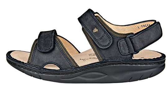 Finn Comfort FINNAMIC YUMA 1561-900542 Schwarz/Olive | Semelles Berceaux - Dealorys