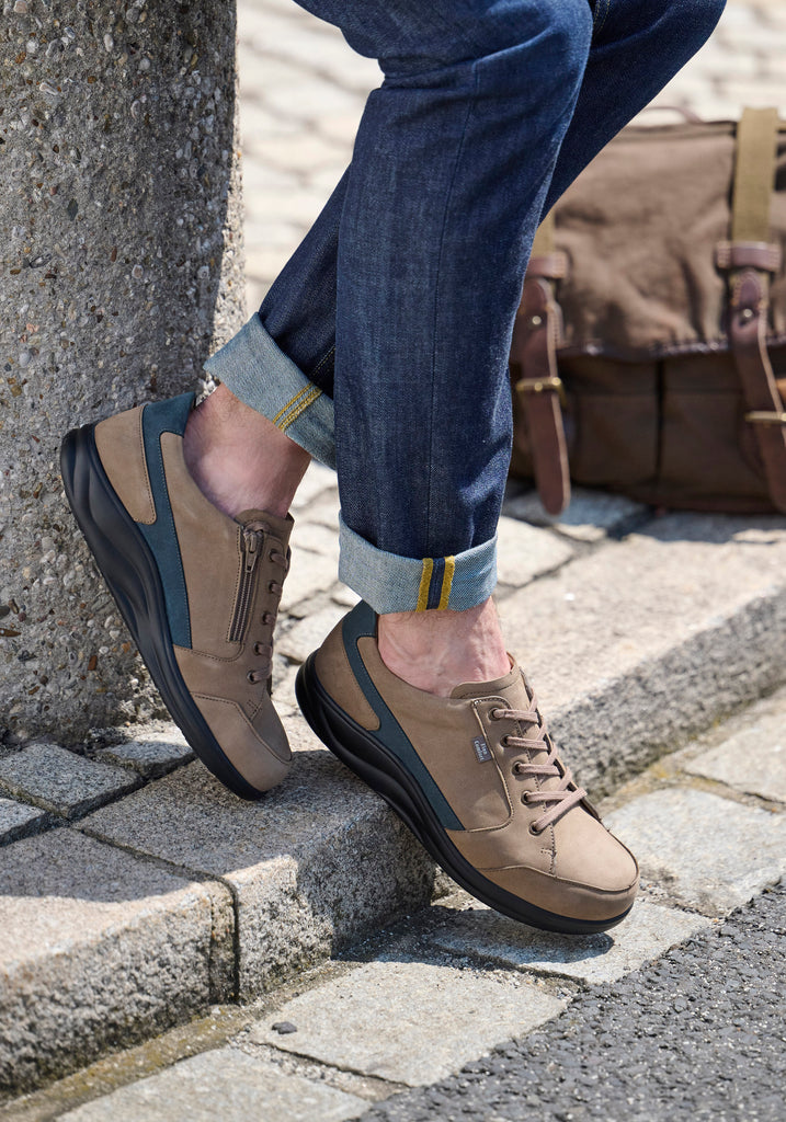 Finn Comfort FINNAMIC HUARAZ 1174-902922 Truffle/Baltic | Semelles Berceaux - Dealorys