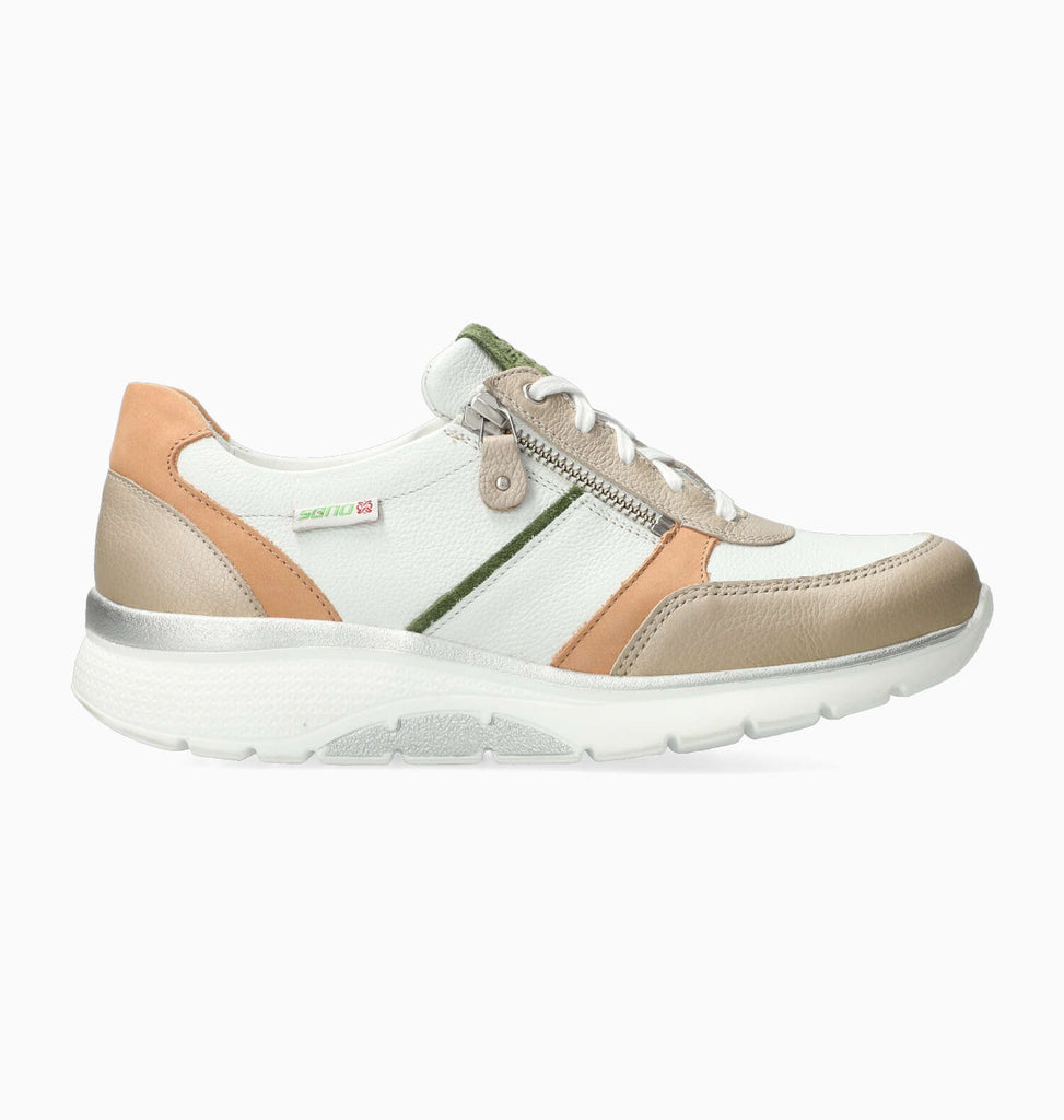 Sano IZAE Beige 991B par Mephisto | Semelles Berçeaux - Dealorys