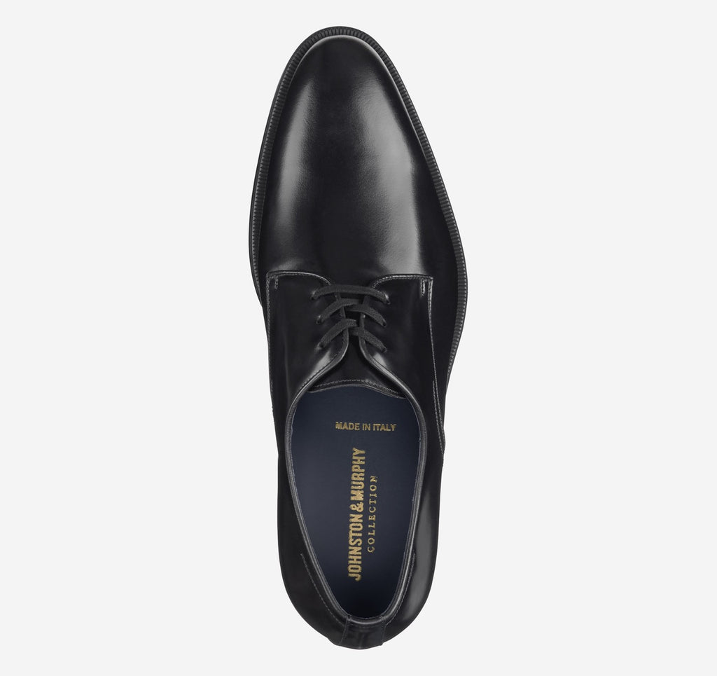 Johnston & Murphy FLYNCH Plain Toe 24-6325 Noir | Fabriqué en Italie - Dealorys