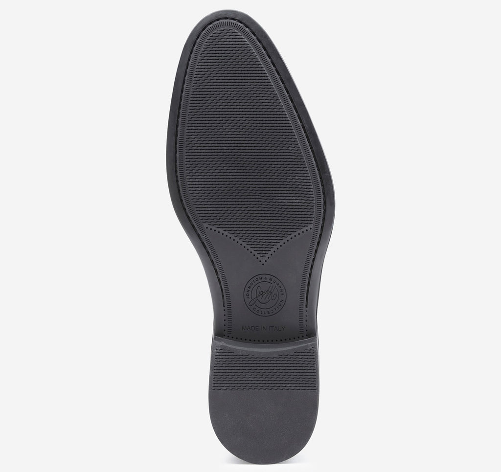 Johnston & Murphy FLYNCH Plain Toe 24-6325 Noir | Fabriqué en Italie - Dealorys
