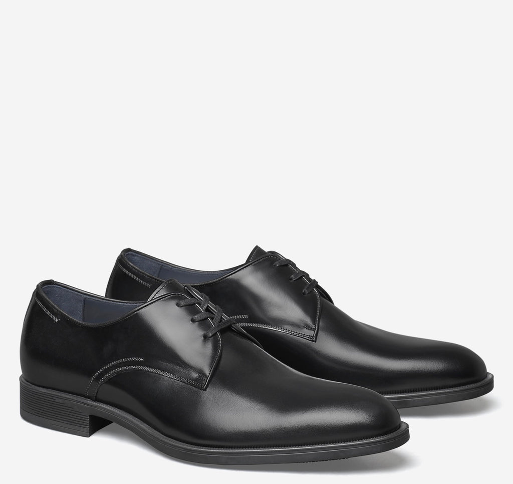 Johnston & Murphy FLYNCH Plain Toe 24-6325 Noir | Fabriqué en Italie - Dealorys