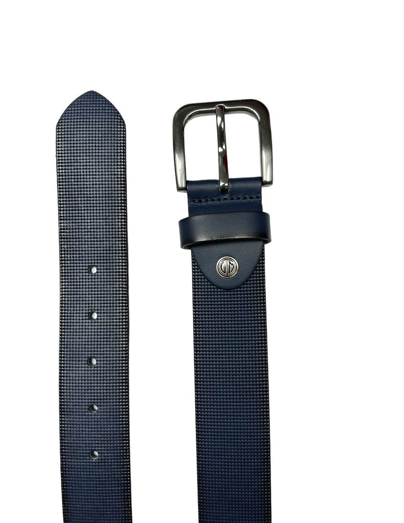 Lindenmann Ceinture en cuir li-1000431-40 Marine - Dealorys