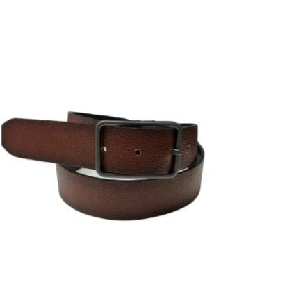 Lindenmann Ceinture en cuir li-2246-08 Noir/Brun Réversible - Dealorys