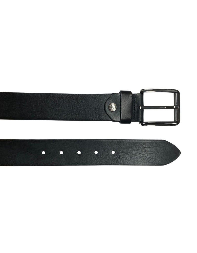 Lindenmann Ceinture en cuir li-368-10 Noir - Dealorys