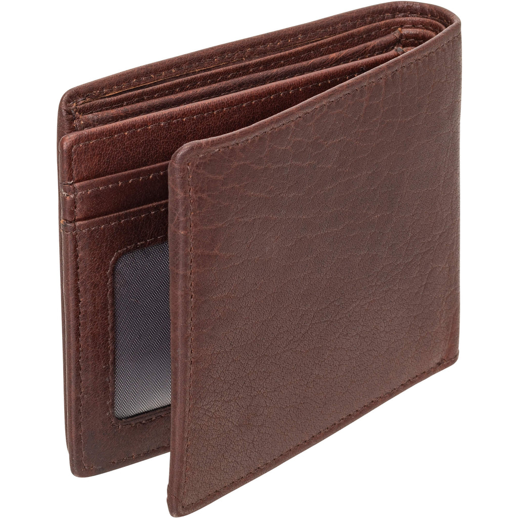 Mancini Portefeuille RFID avec volet au centre et pochette pour la monnaie 99-54183 | Cuir Buffalo - Dealorys